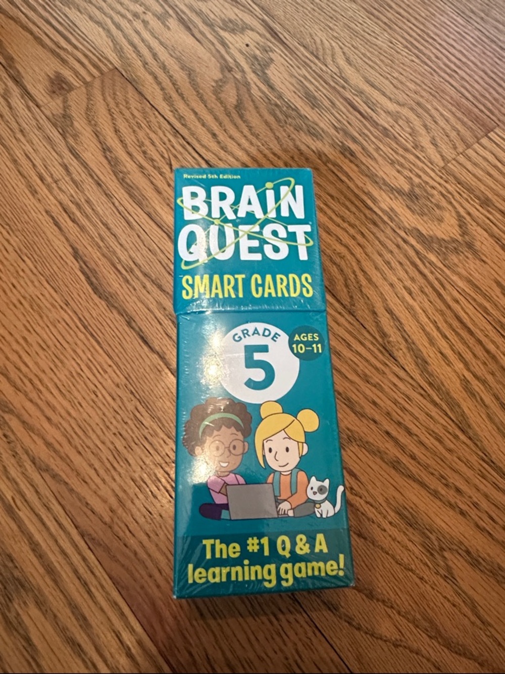 Brain Quest Smart Cards Grade 5 - Teal Learning Cards